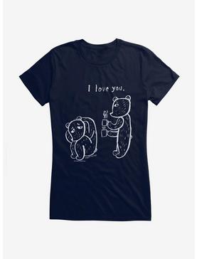 CupOfTherapy I Love You Girls T-Shirt, NAVY, hi-res