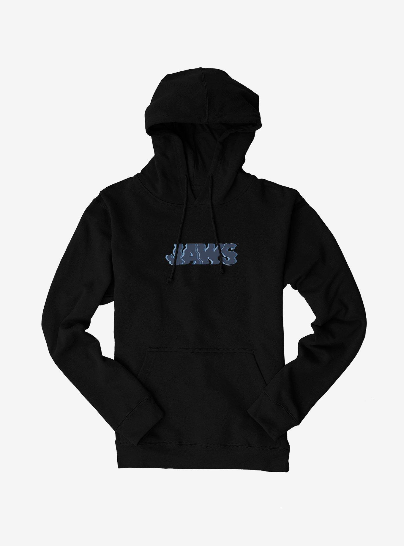 Universal Jaws Logo Waves Hoodie, , hi-res