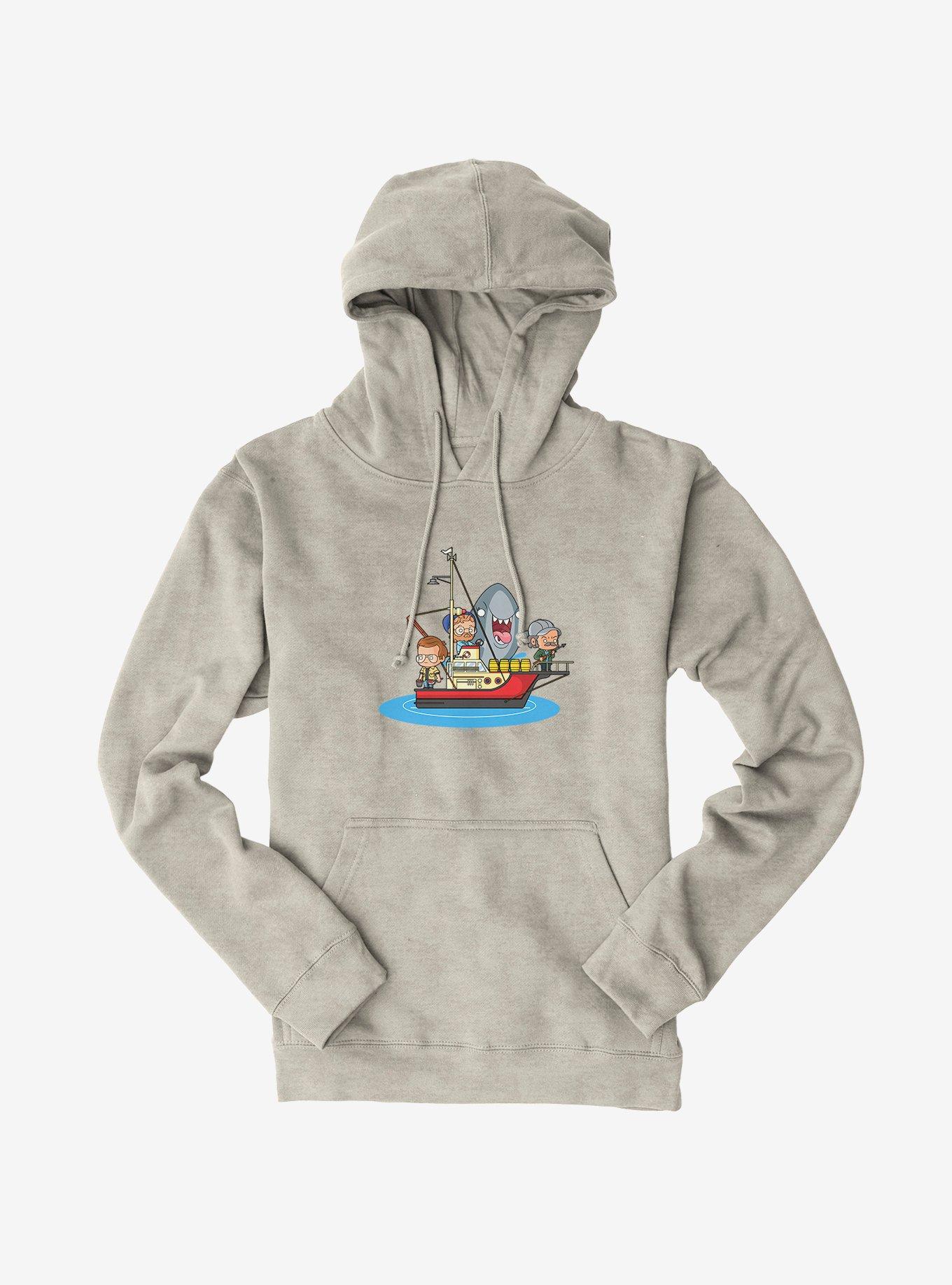 Universal Jaws Boat Crew Kawaii Hoodie, , hi-res