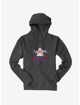 Universal Jaws Closed Beach Hoodie, CHARCOAL HEATHER, hi-res