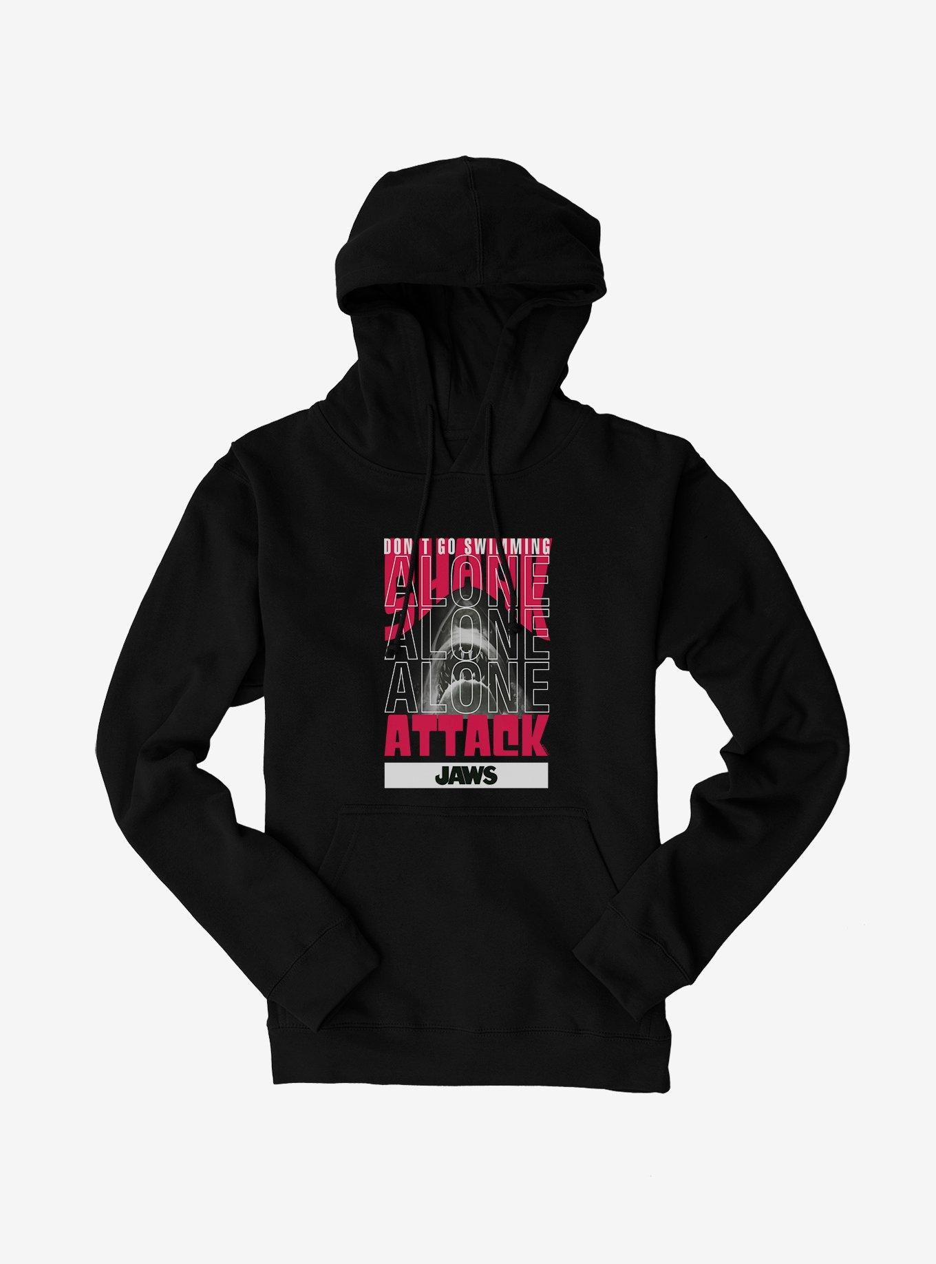 Universal Jaws Swim Alone Hoodie, , hi-res