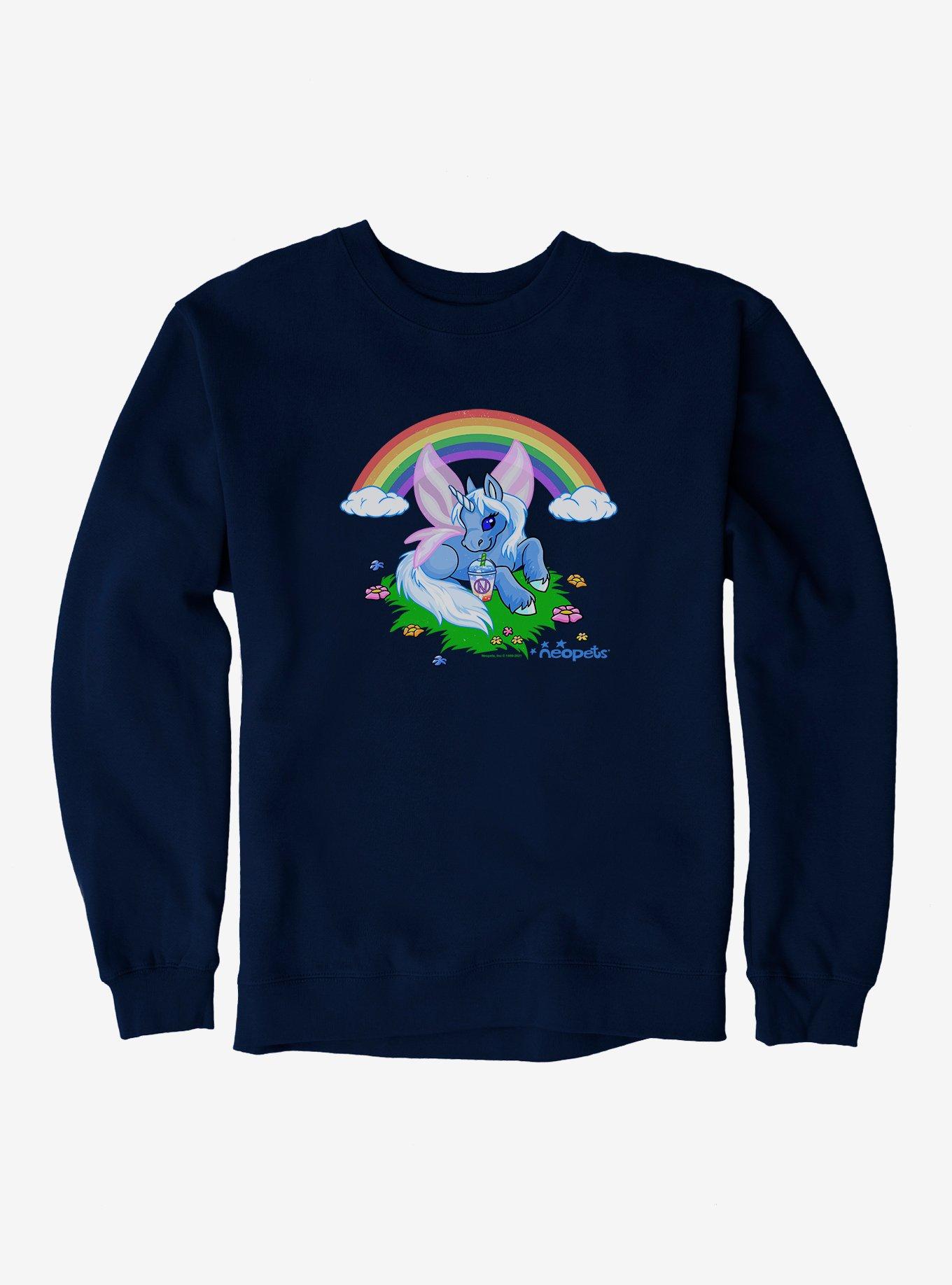 Neopets Happy Unicorn Sweatshirt, , hi-res