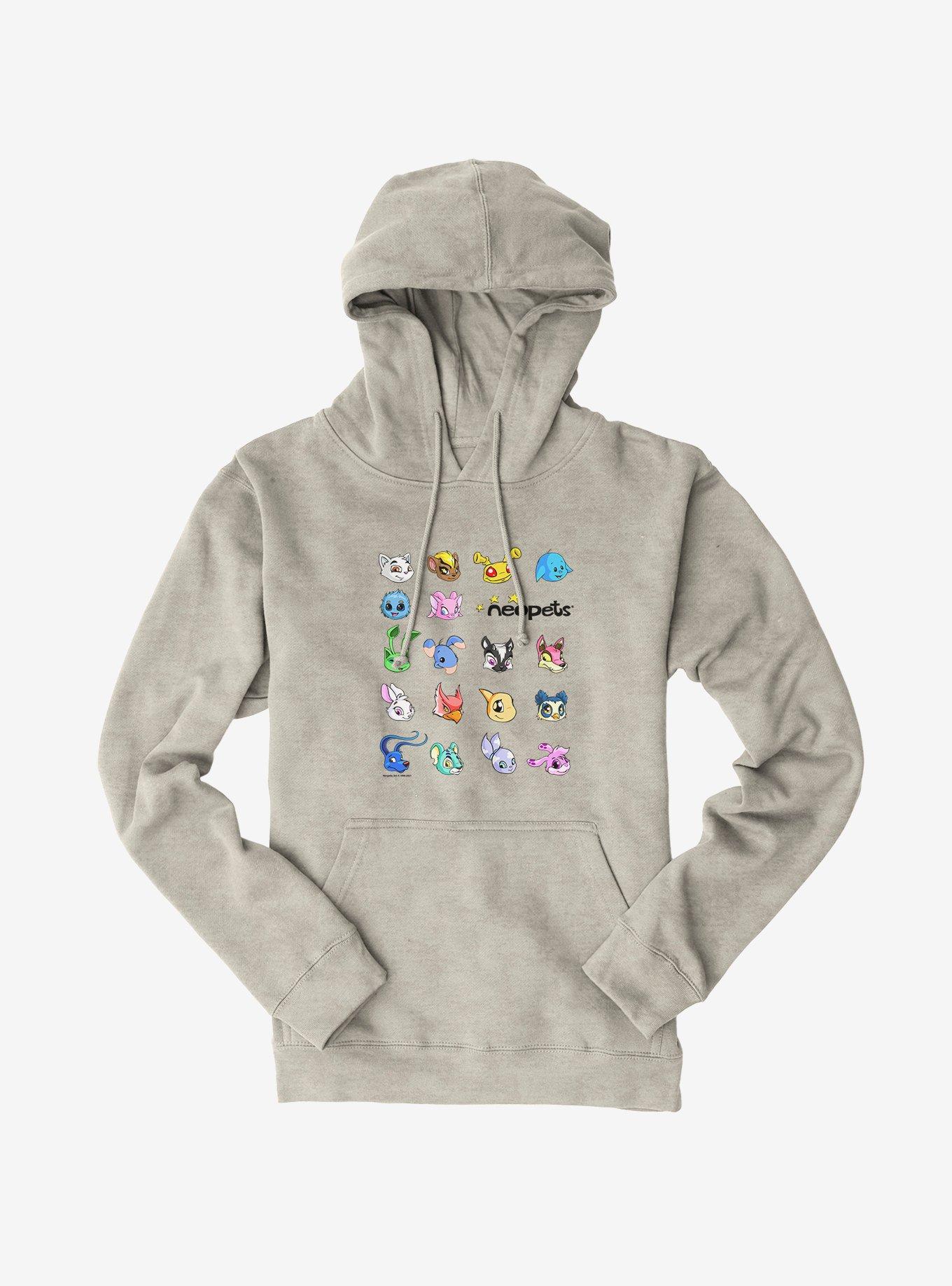 Neopets All Pets Hoodie, OATMEAL HEATHER, hi-res