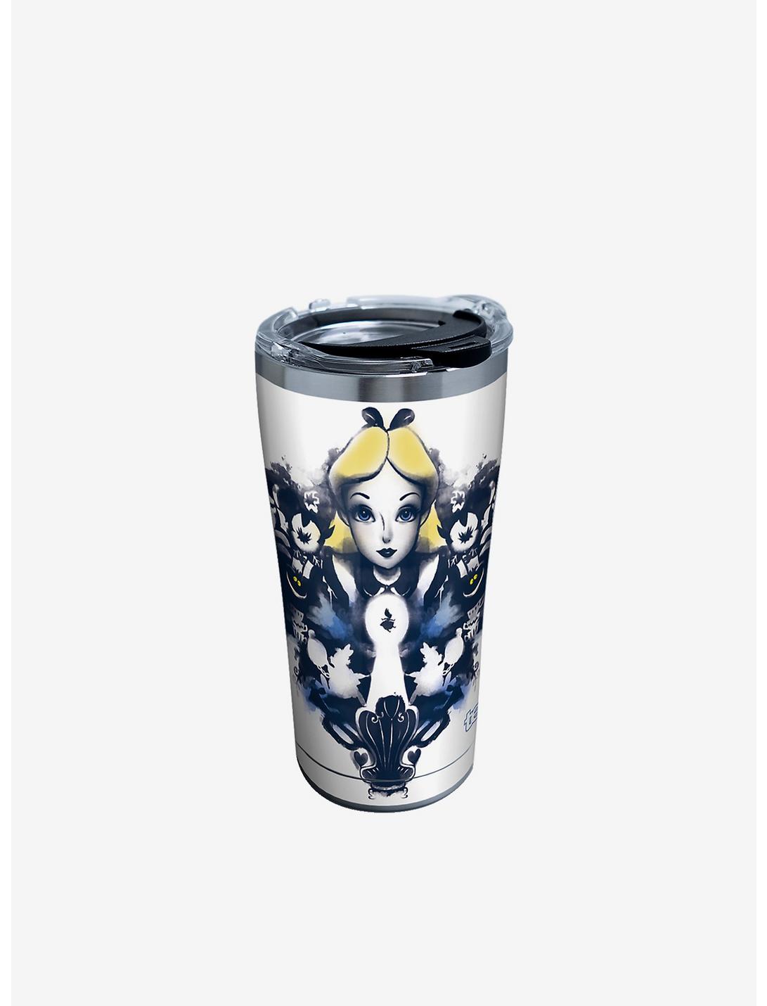 Disney Alice In Wonderland Curiouser 20oz Stainless Steel Tumbler With Lid, , hi-res