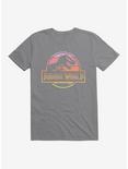 Jurassic World Pastel Sunset Logo T-Shirt, , hi-res