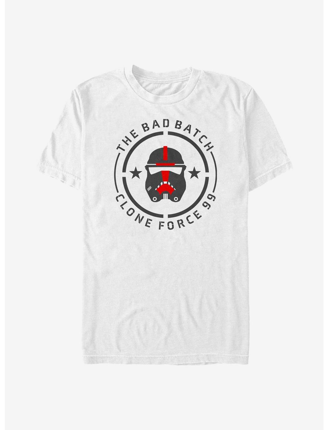 Star Wars: The Bad Batch BB Badge Clone T-Shirt, WHITE, hi-res