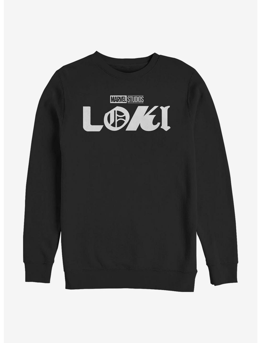 Marvel Loki Logo Sweatshirt, BLACK, hi-res