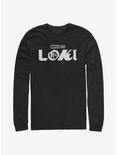 Marvel Loki Logo Long-Sleeve T-Shirt, BLACK, hi-res