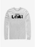Marvel Loki Logo Long-Sleeve T-Shirt, WHITE, hi-res
