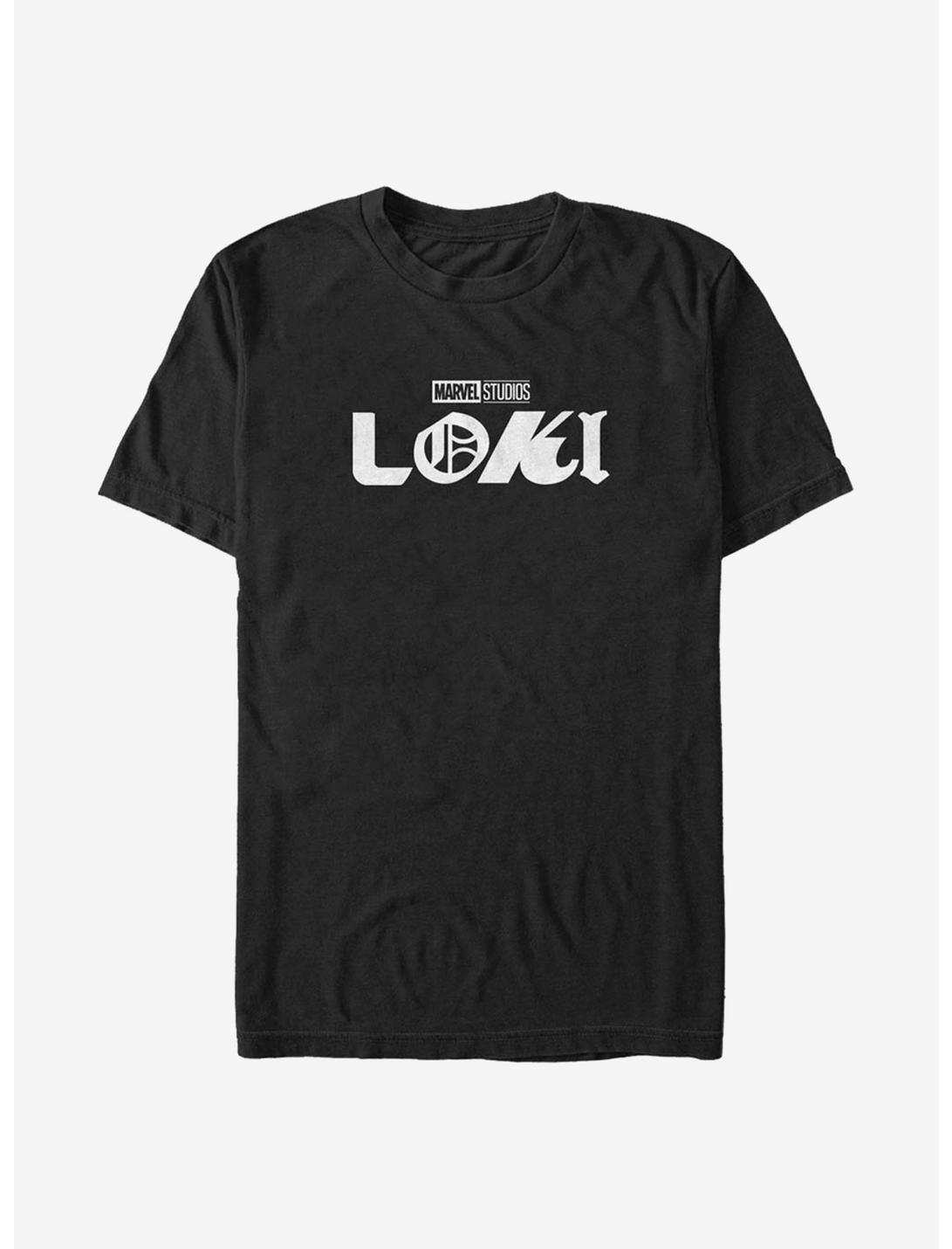 Marvel Loki Logo T-Shirt, BLACK, hi-res