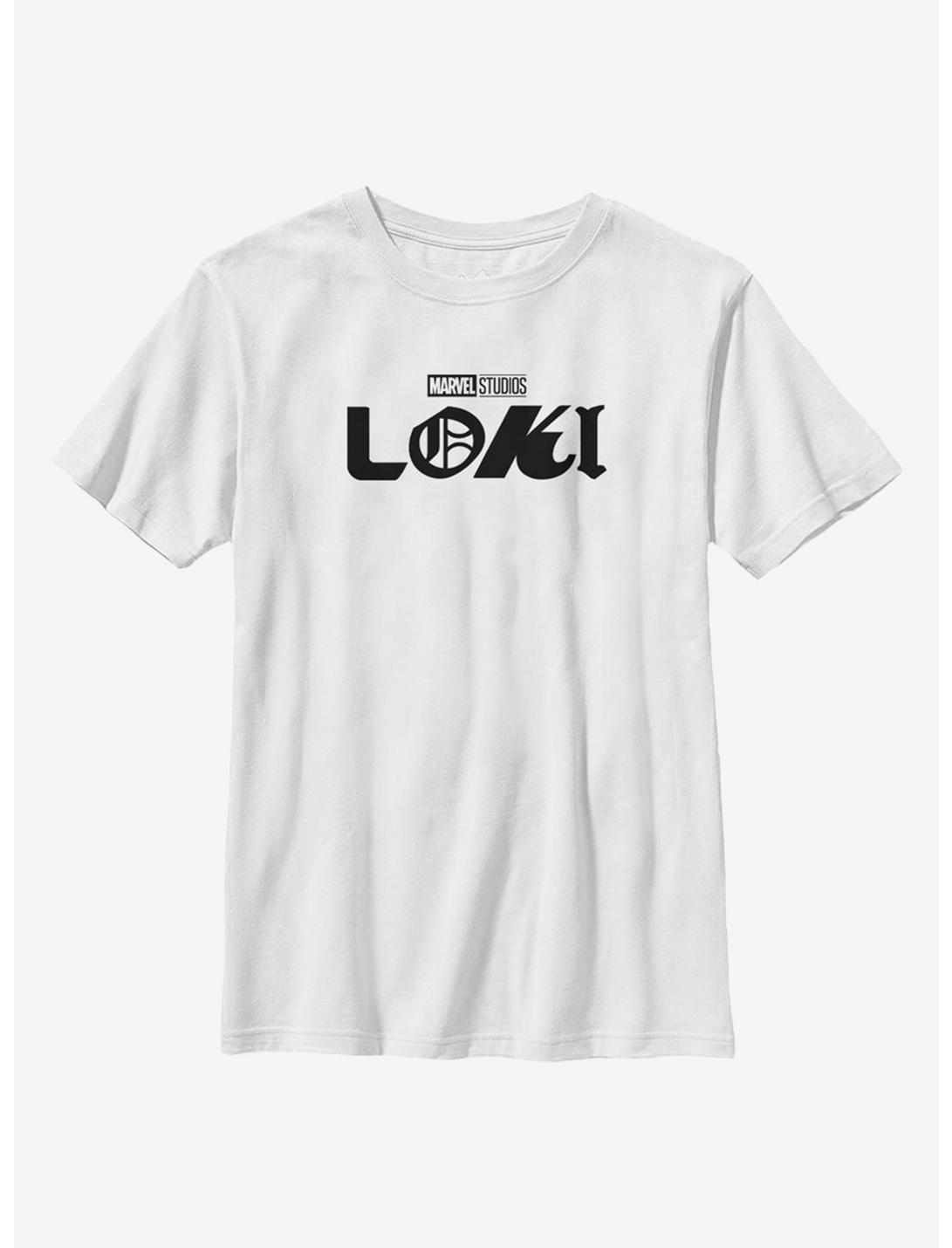 Marvel Loki Logo Youth T-Shirt, BLACK, hi-res
