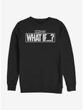 Marvel What If...? Logo Sweatshirt, BLACK, hi-res