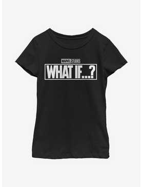 Marvel What If...? Logo Youth Girls T-Shirt, , hi-res