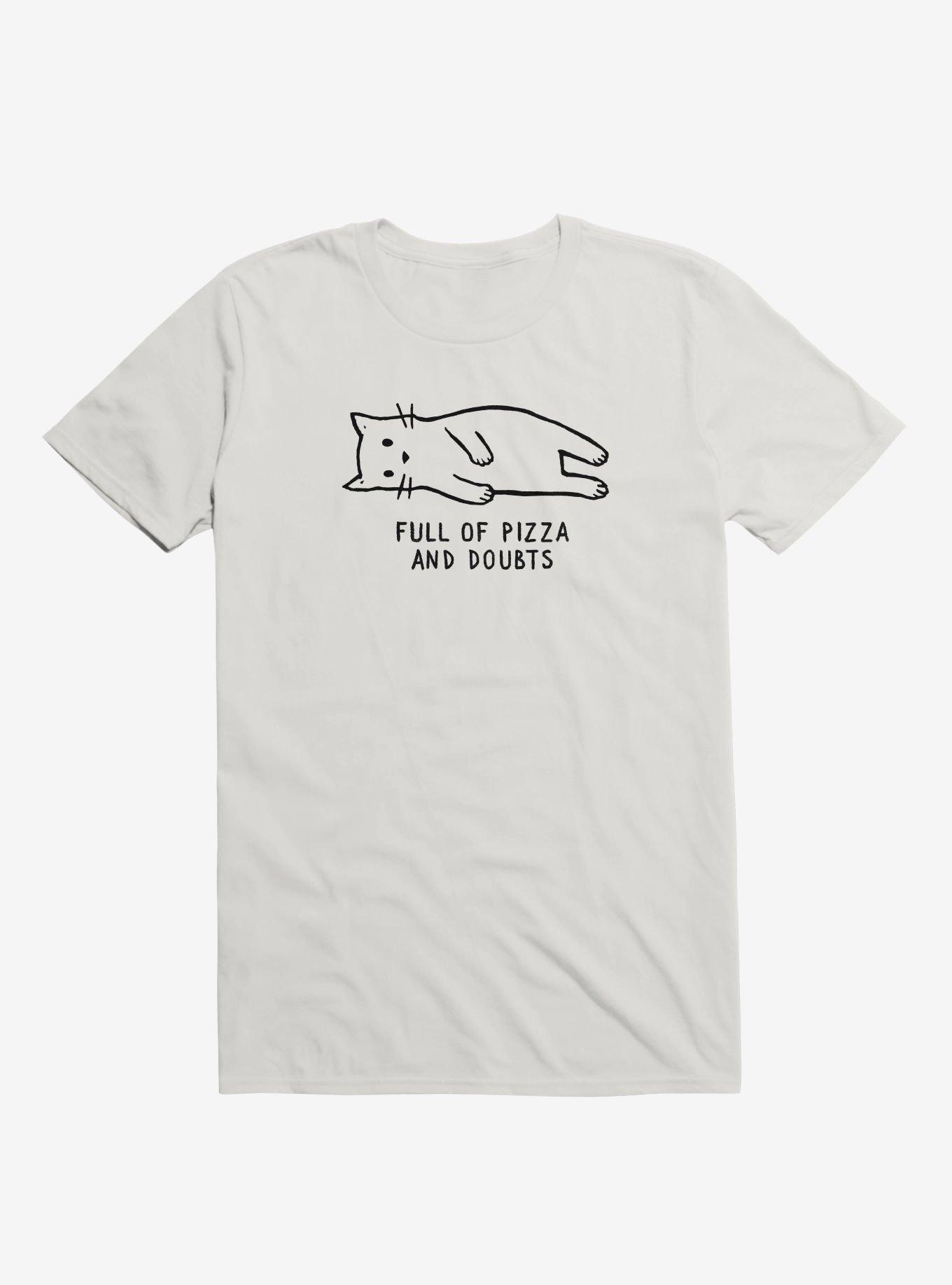 Full Of Pizza And Doubts T-Shirt, , hi-res