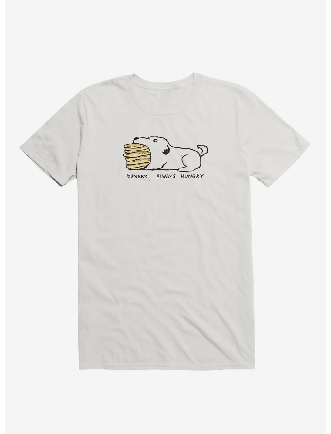 Hungry, Always Hungry T-Shirt, WHITE, hi-res