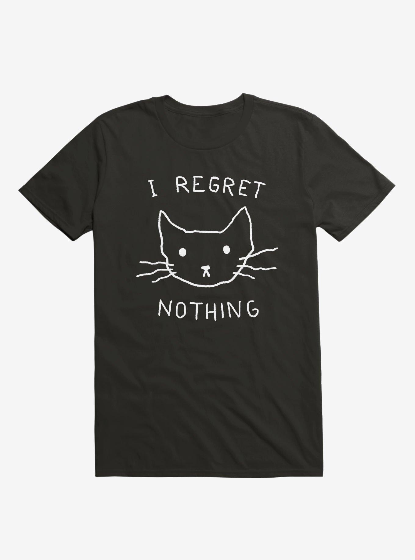 I Regret Nothing T-Shirt, BLACK, hi-res