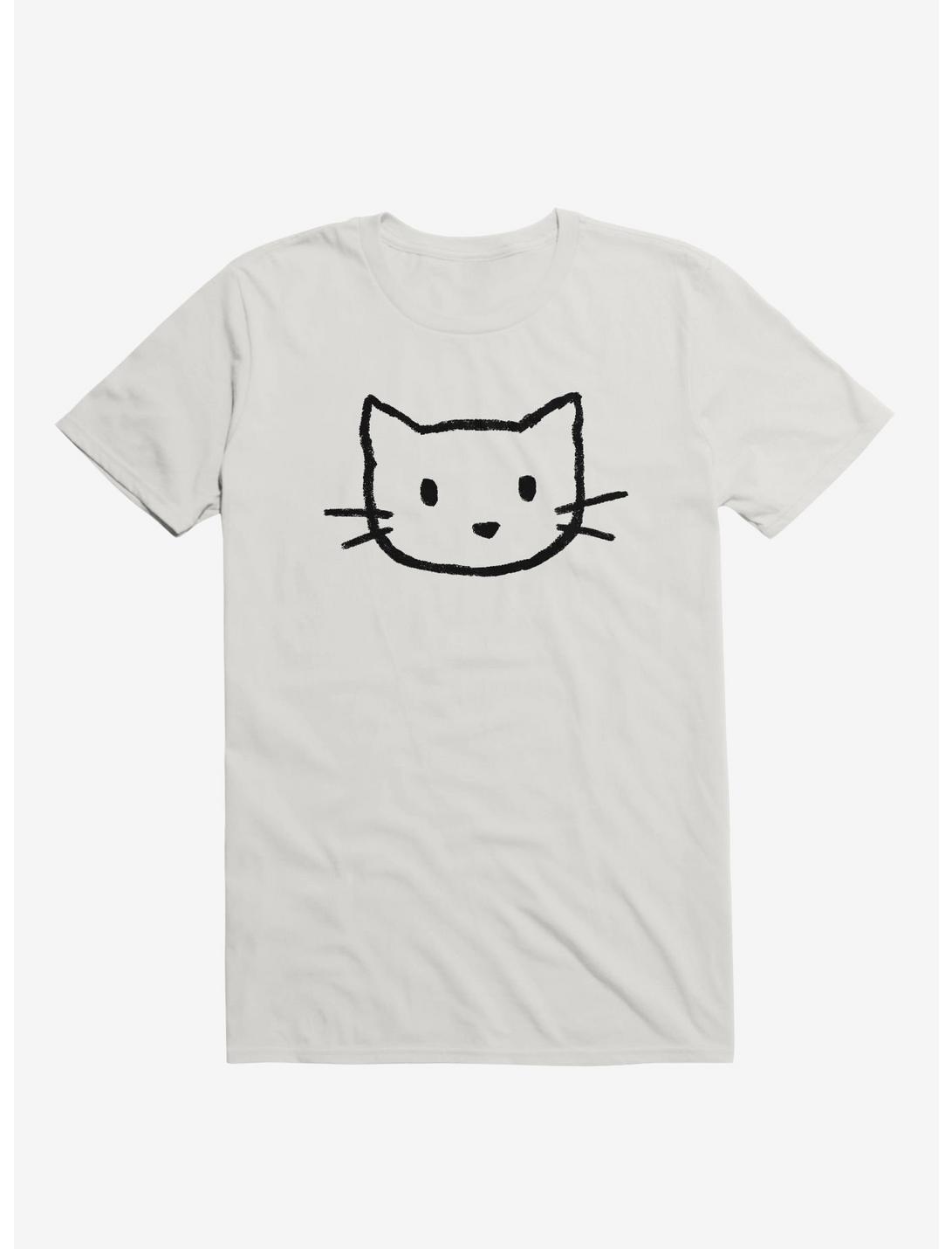 Meow T-Shirt, WHITE, hi-res