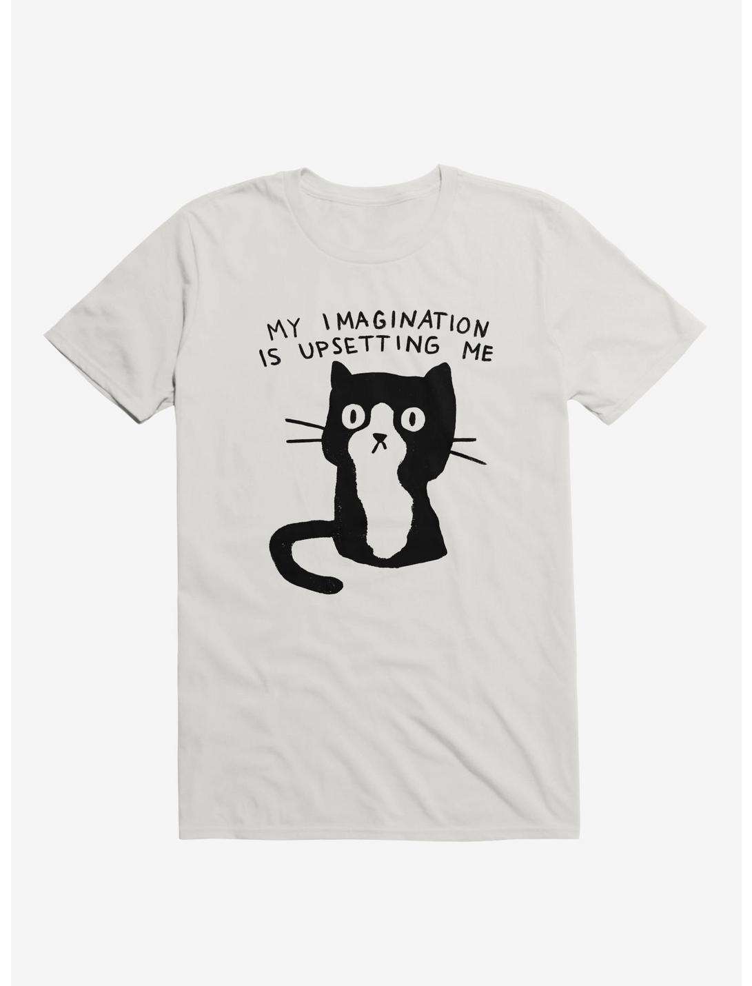 My Imagination Is Upsetting Me T-Shirt, WHITE, hi-res