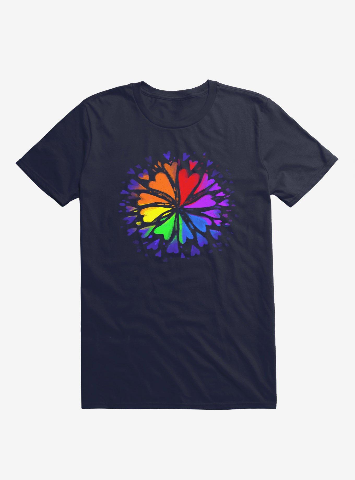 Rainbow Flower T-Shirt, , hi-res