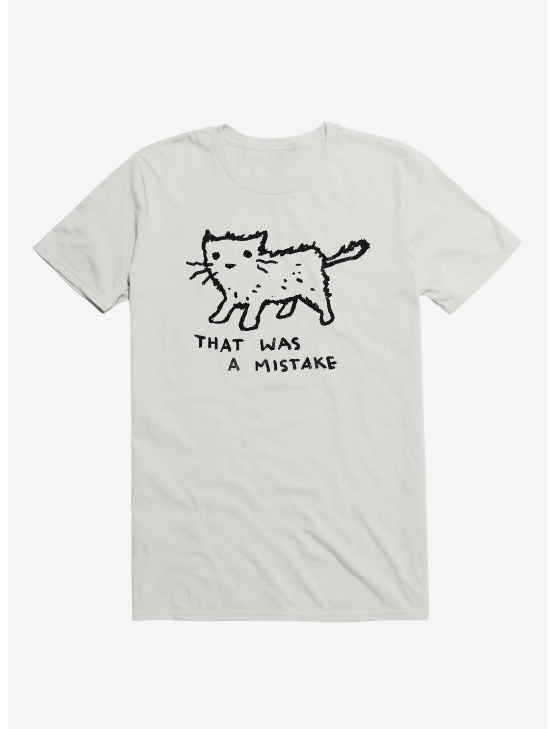 That Was A Mistake T-Shirt, WHITE, hi-res