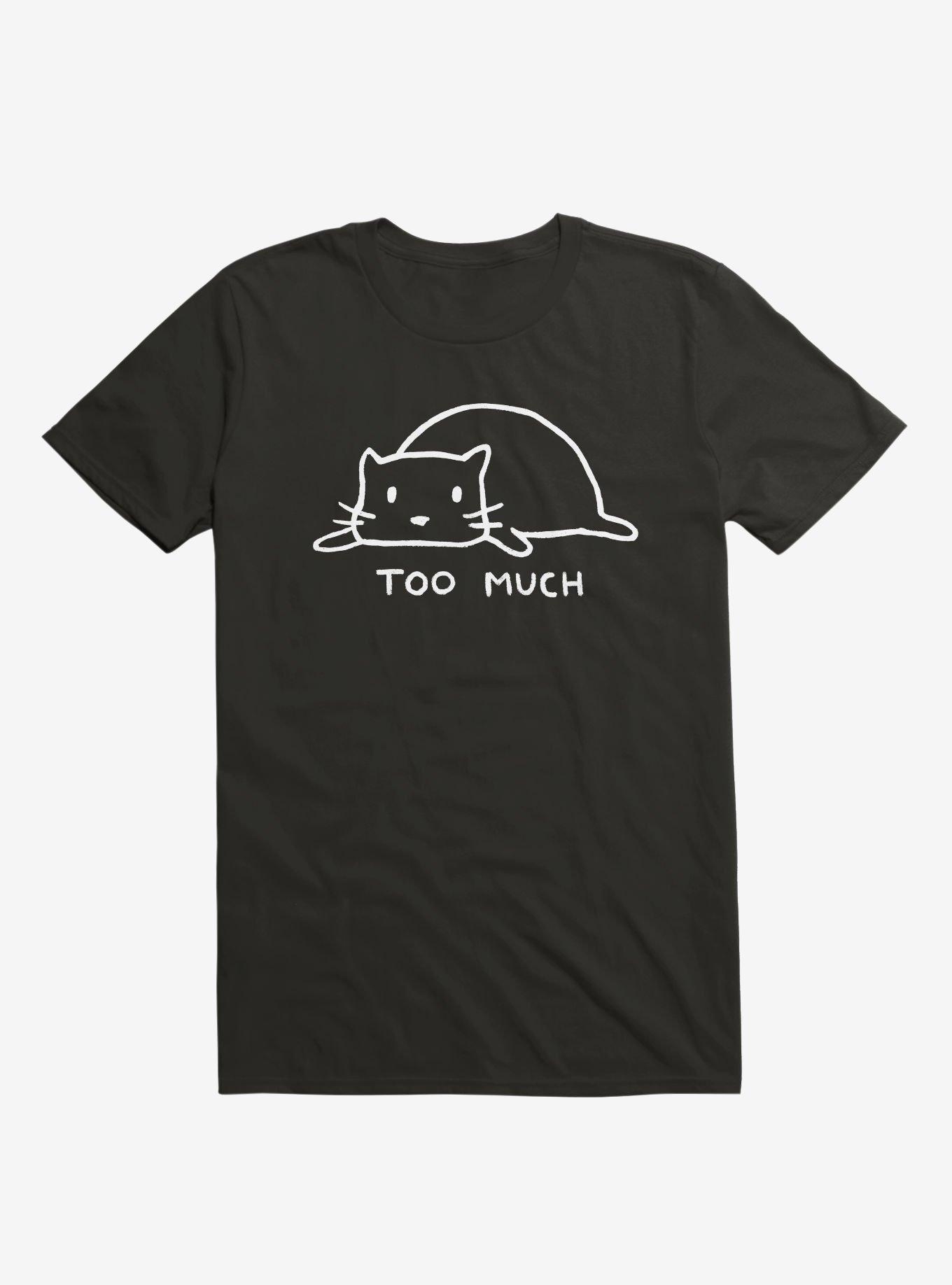 Too Much T-Shirt, BLACK, hi-res