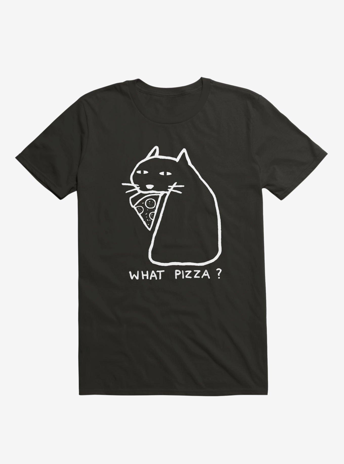 What Pizza? T-Shirt, BLACK, hi-res