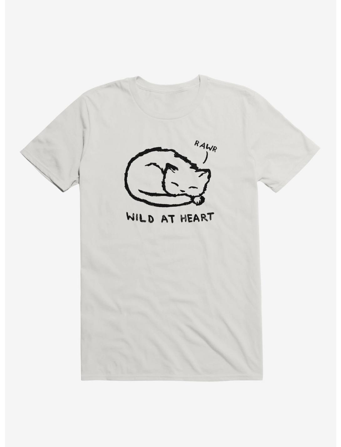 Wild At Heart T-Shirt, WHITE, hi-res