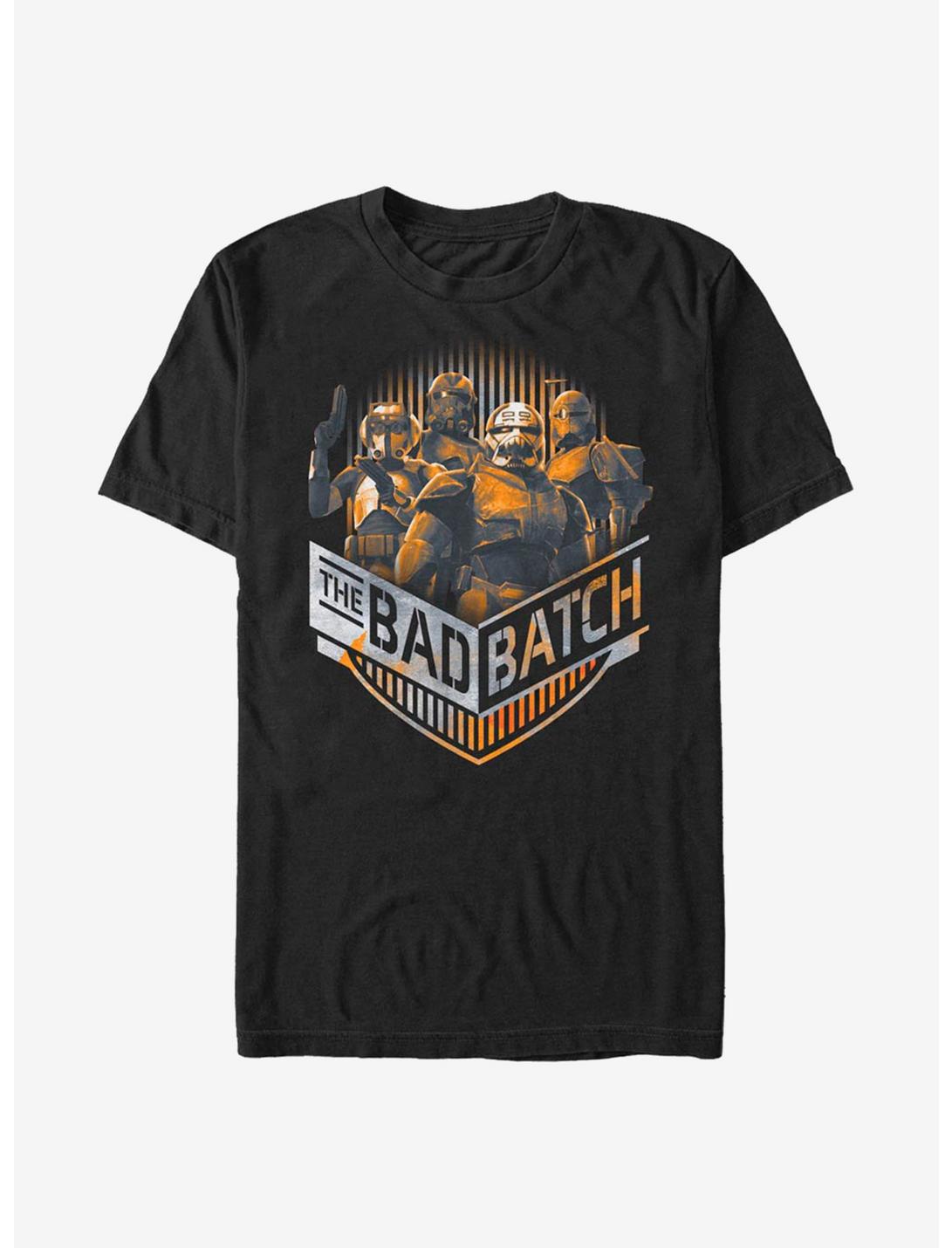 Star Wars: The Bad Batch Group Chevron T-Shirt, BLACK, hi-res