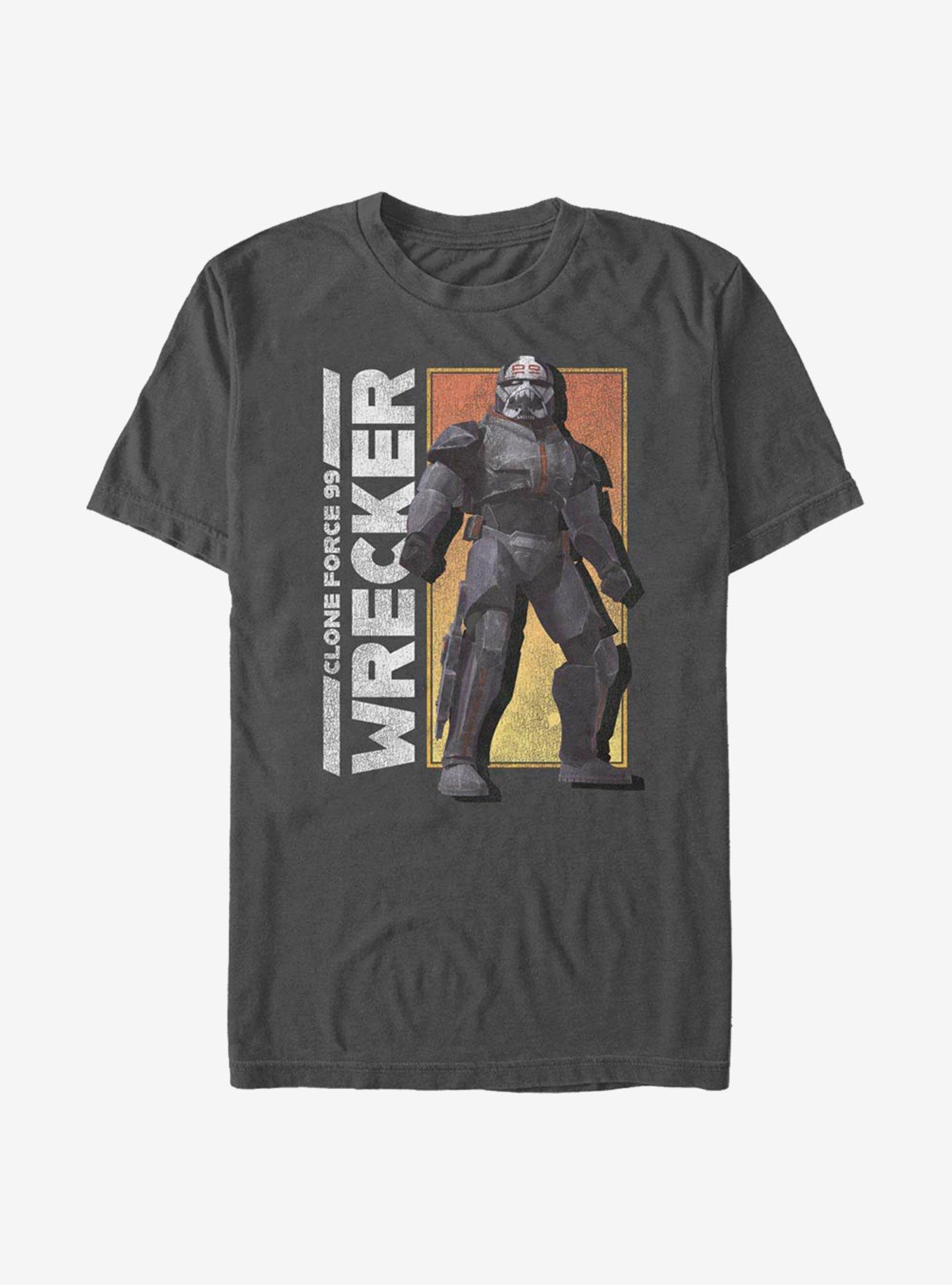 Star Wars: The Bad Batch Wrecker T-Shirt, CHARCOAL, hi-res