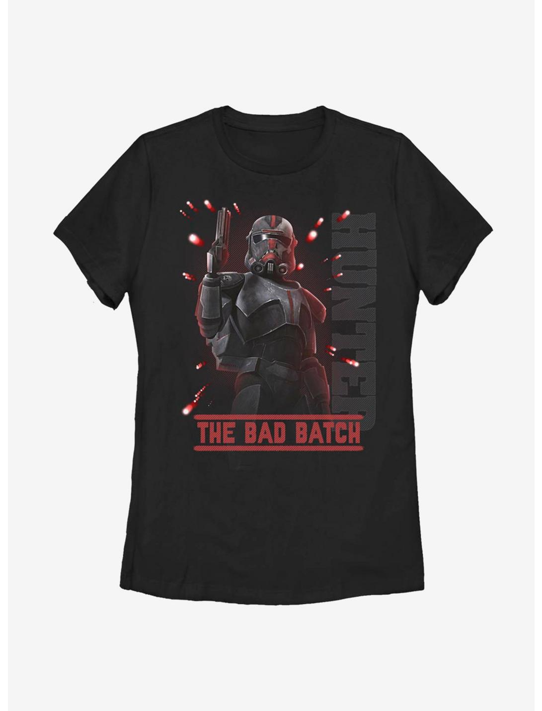 Star Wars: The Bad Batch Hunter Batch Womens T-Shirt, BLACK, hi-res