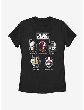 Star Wars: The Bad Batch Helmet Group Womens T-Shirt, , hi-res
