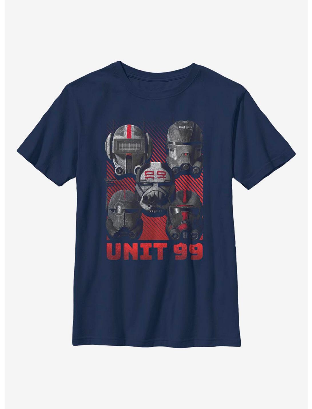 Star Wars: The Bad Batch Unit 99 Youth T-Shirt, NAVY, hi-res