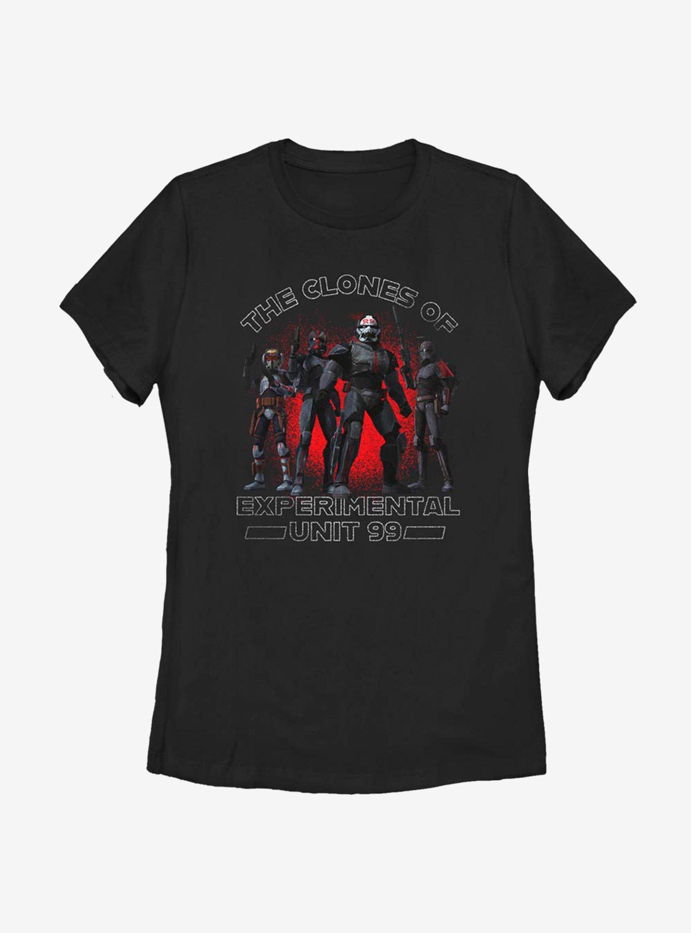 Star Wars: The Bad Batch Unit 99 Clones Womens T-Shirt, BLACK, hi-res