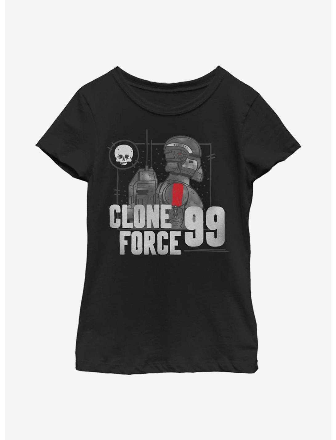 Star Wars: The Bad Batch Clone Force Youth Girls T-Shirt, BLACK, hi-res