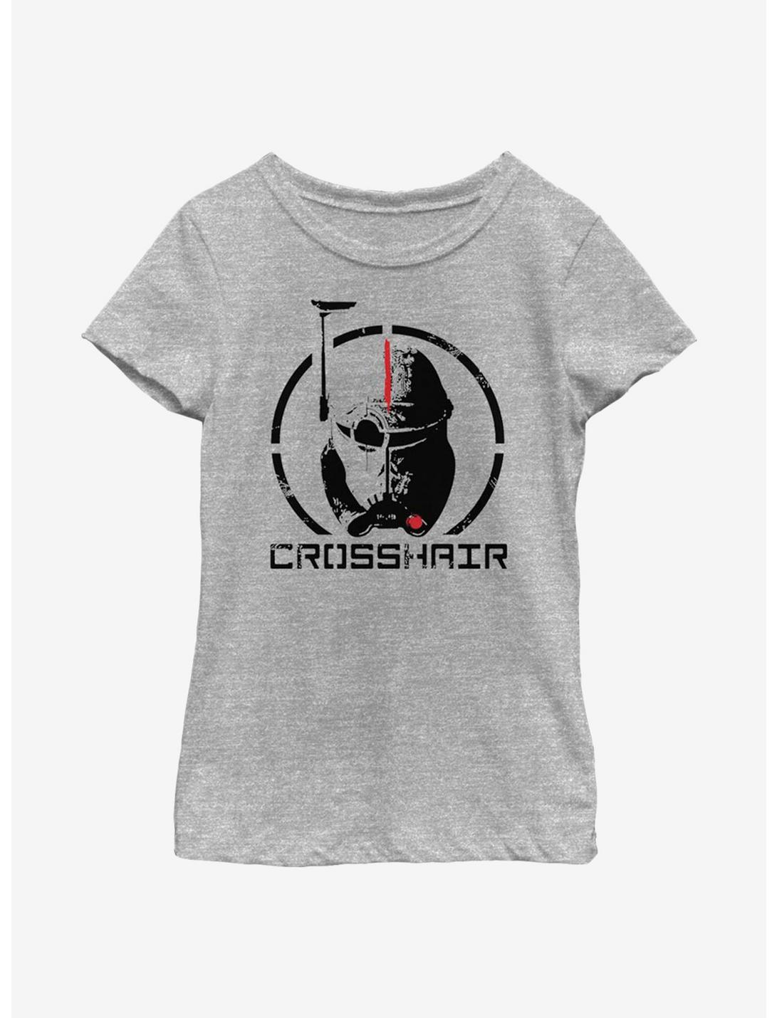 Star Wars: The Bad Batch Crosshair Youth Girls T-Shirt, ATH HTR, hi-res