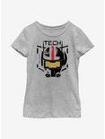 Star Wars: The Bad Batch Tech Youth Girls T-Shirt, ATH HTR, hi-res