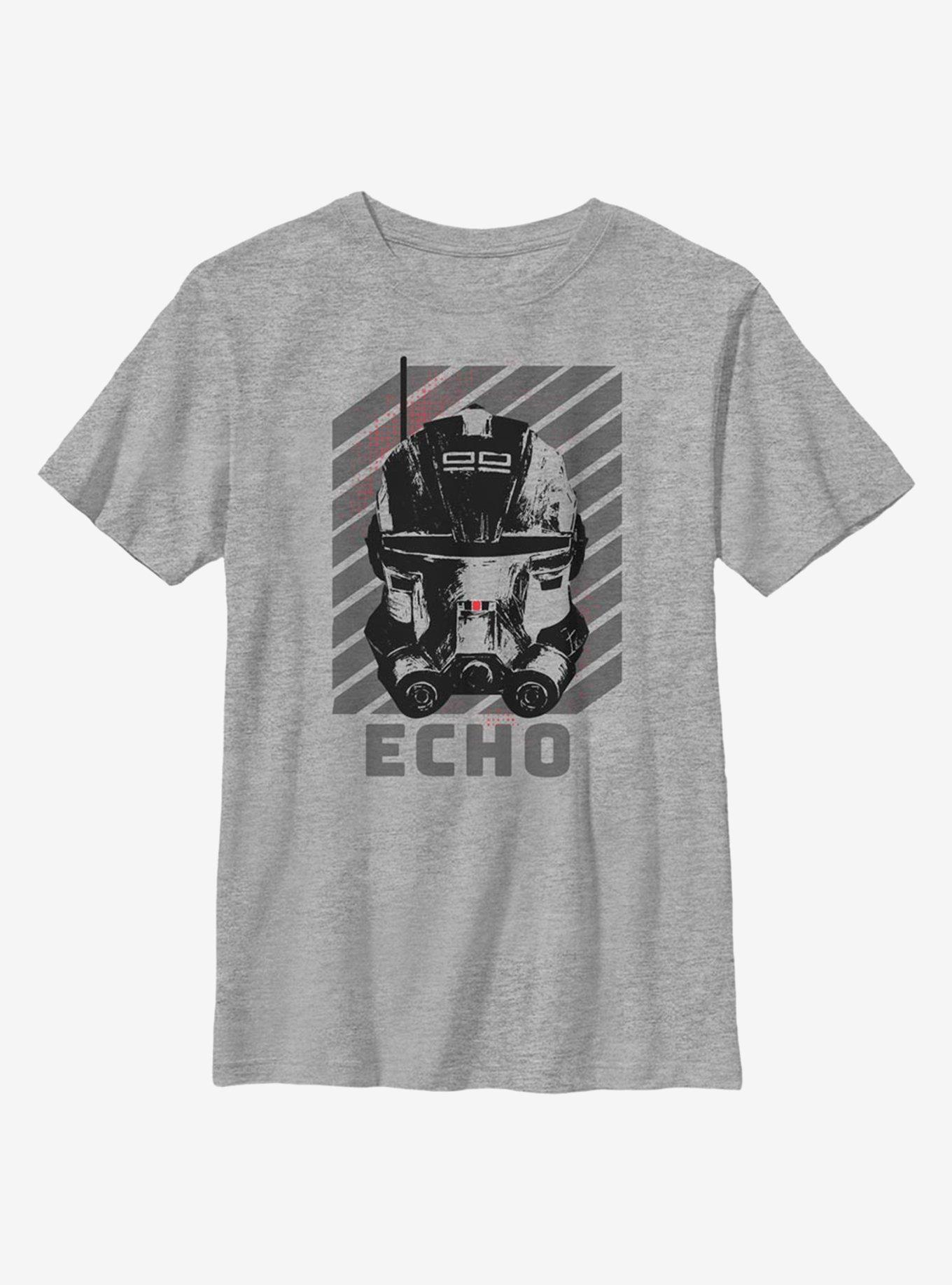 Star Wars: The Bad Batch Echo Youth T-Shirt, ATH HTR, hi-res