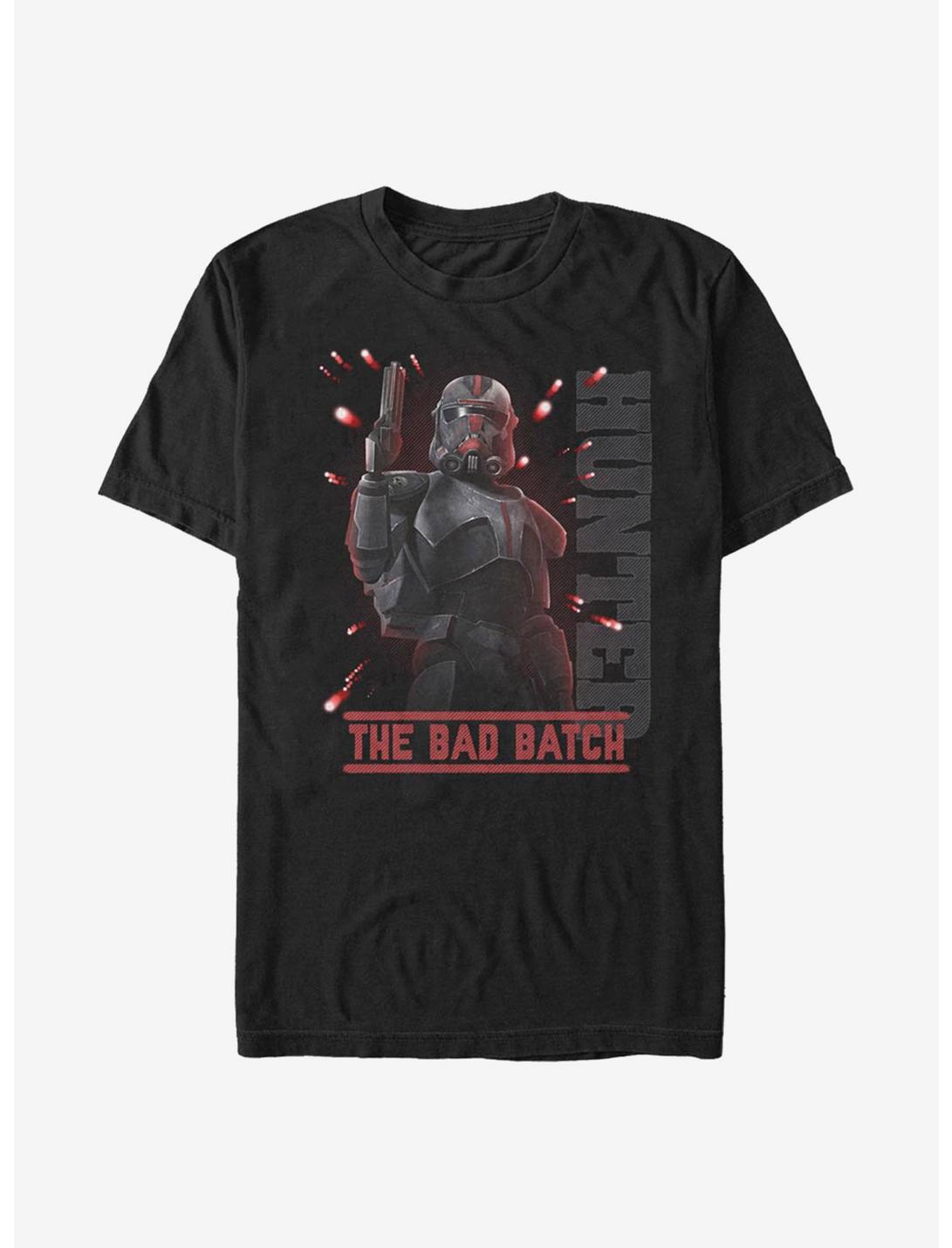 Star Wars: The Bad Batch Hunter Batch T-Shirt, BLACK, hi-res
