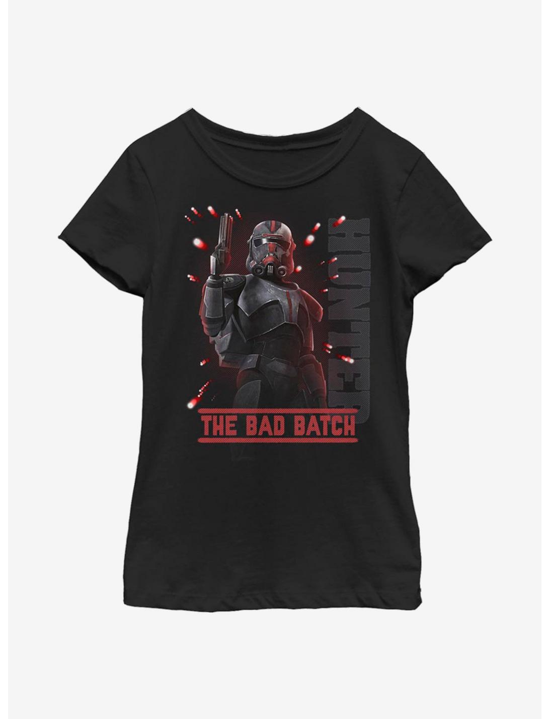 Star Wars: The Bad Batch Hunter Batch Youth Girls T-Shirt, BLACK, hi-res