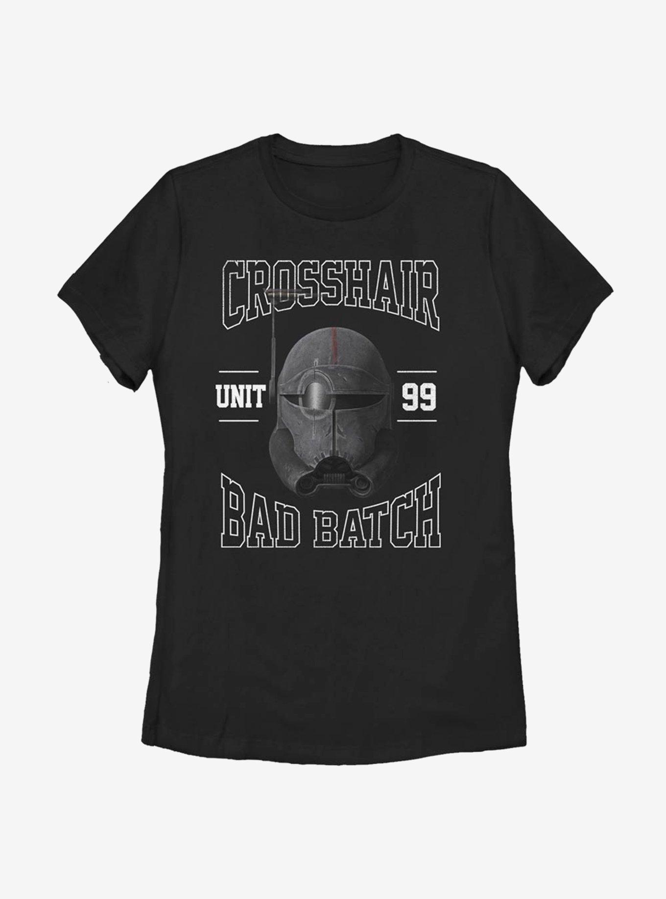 Star Wars: The Bad Batch Crosshair Womens T-Shirt, BLACK, hi-res