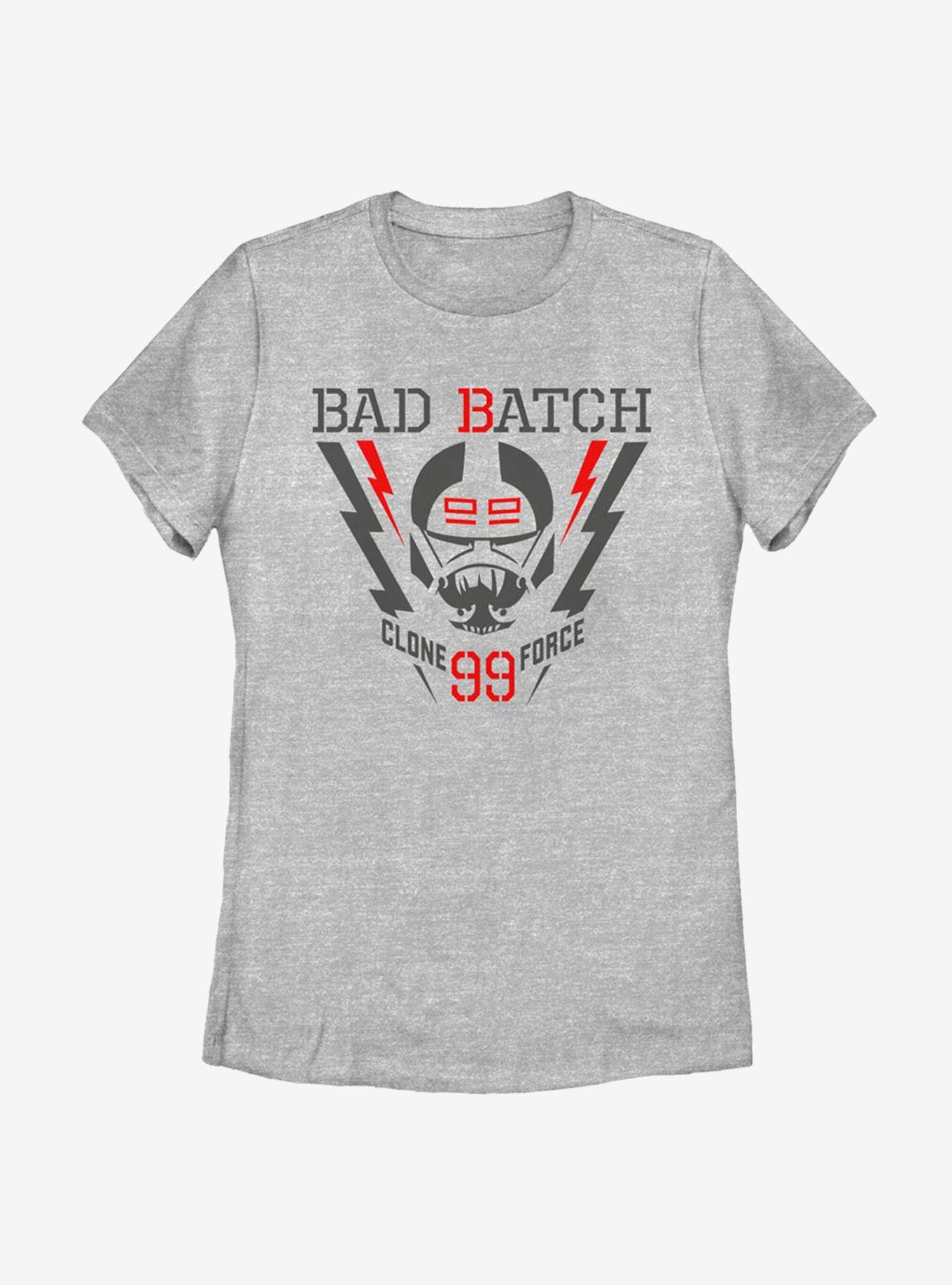 Star Wars: The Bad Batch Lightning Force Womens T-Shirt, ATH HTR, hi-res