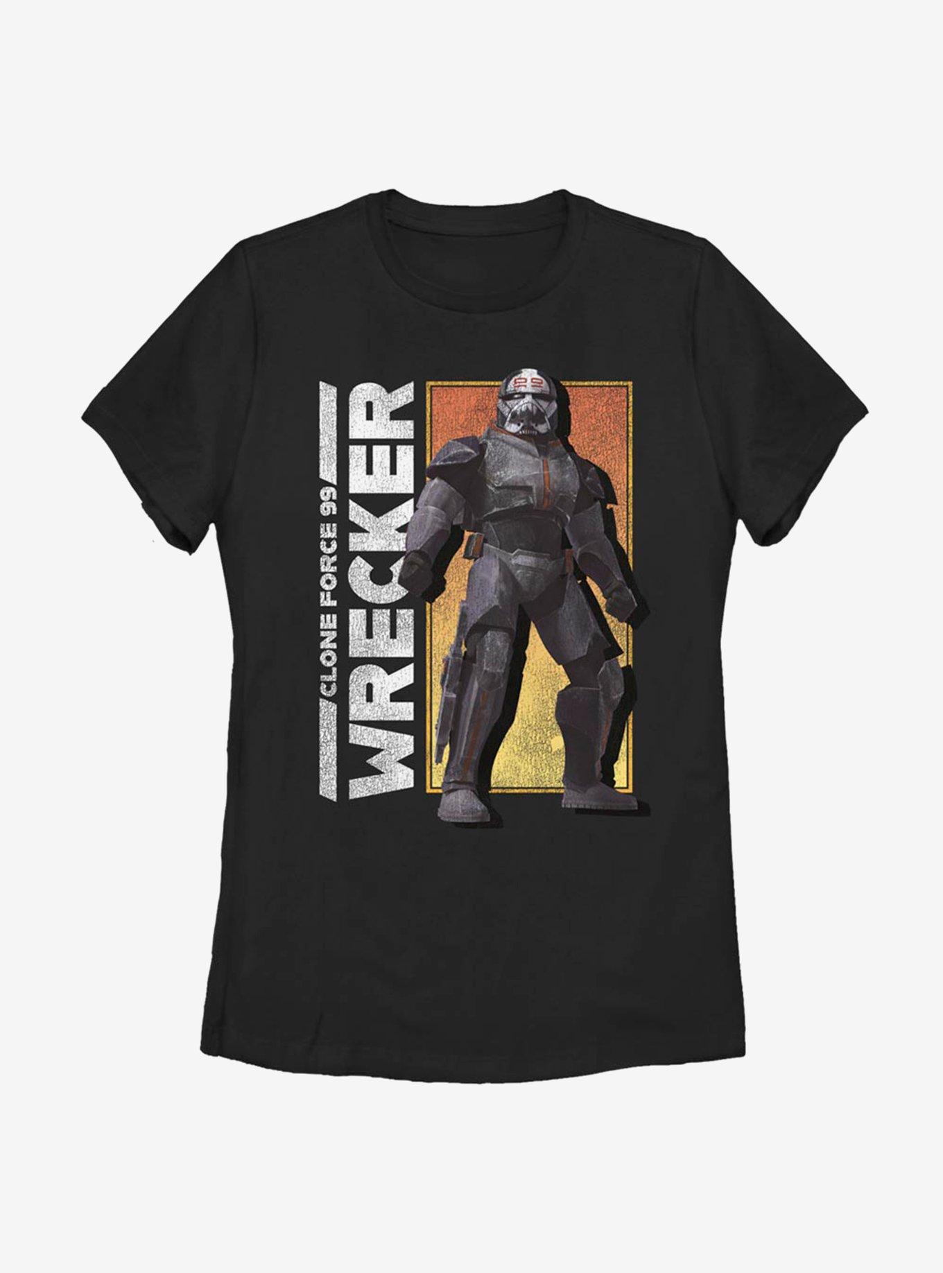 Star Wars: The Bad Batch Wrecker Womens T-Shirt, BLACK, hi-res