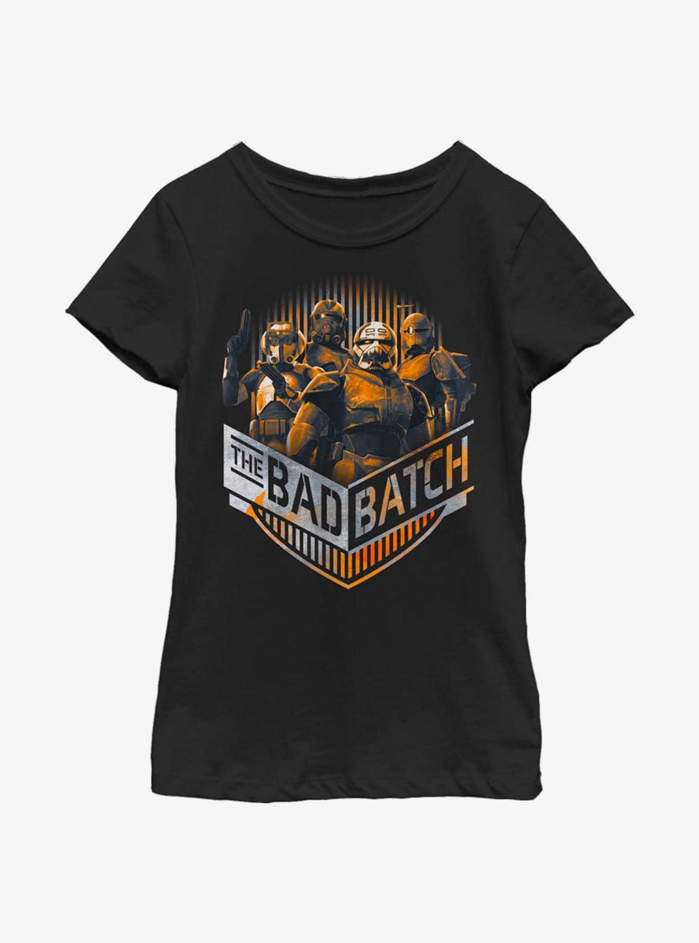 Star Wars: The Bad Batch Group Chevron Youth Girls T-Shirt, , hi-res