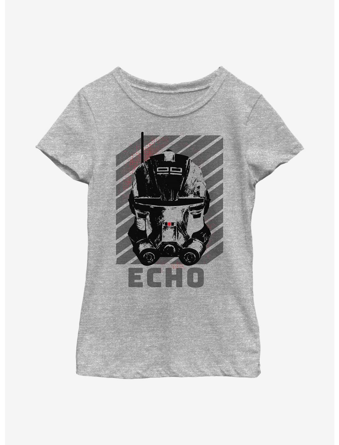 Star Wars: The Bad Batch Echo Youth Girls T-Shirt, ATH HTR, hi-res