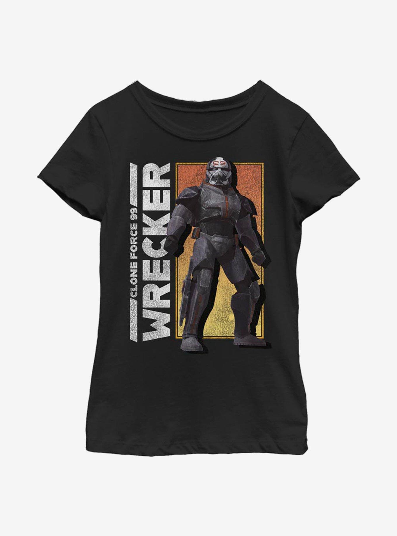 Star Wars: The Bad Batch Wrecker Youth Girls T-Shirt, , hi-res