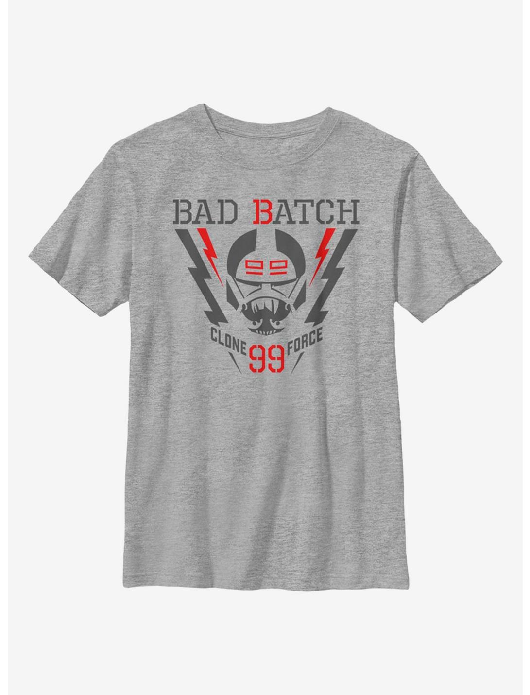 Star Wars: The Bad Batch Lightning Force Youth T-Shirt, ATH HTR, hi-res