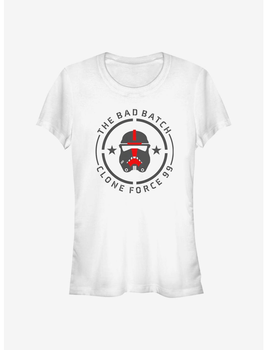 Star Wars: The Bad Batch Badge Clone Girls T-Shirt, WHITE, hi-res