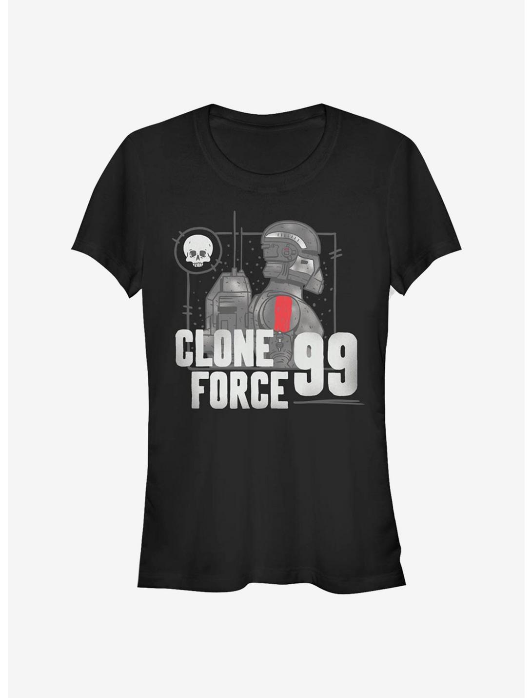 Star Wars: The Bad Batch Clone Force Girls T-Shirt, BLACK, hi-res