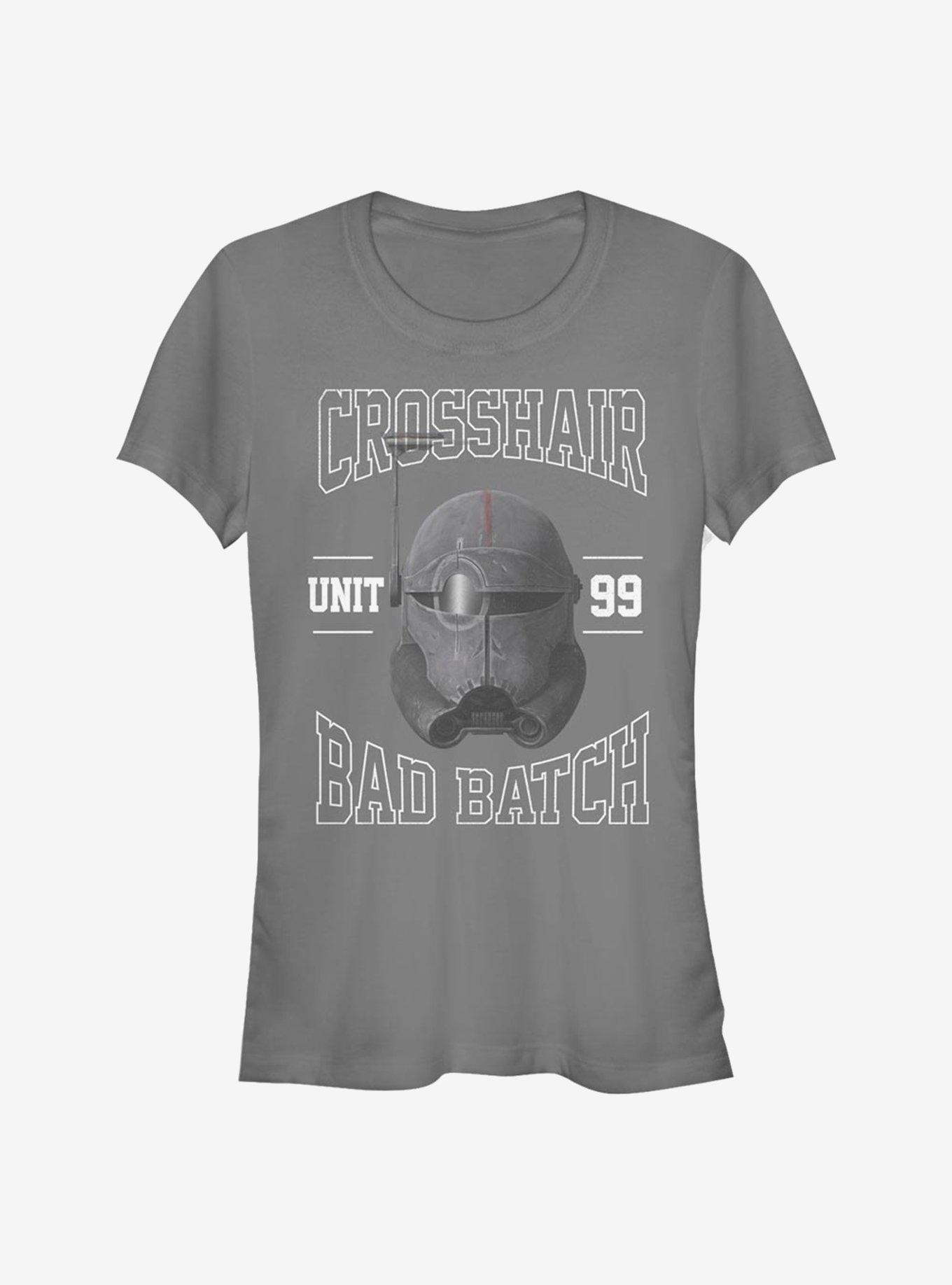 Star Wars: The Bad Batch Crosshair Girls T-Shirt, CHARCOAL, hi-res