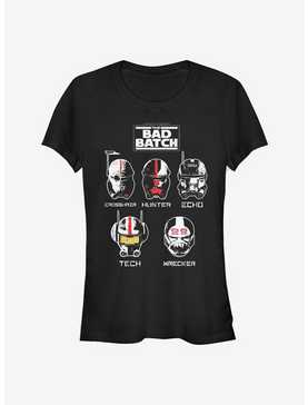 Star Wars: The Bad Batch Helmet Group Girls T-Shirt, , hi-res
